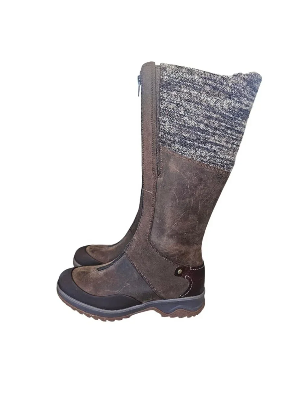 Merrell Tall Boots Sz 8 Eventyr Cuff Womens Brown Full Zip Active Heat Warm